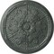 Ekena Millwork Luton Ceiling Medallion (Fits Canopies up to 3 1/2"), 21"OD x 2"P, Athenian Green Crackle CM21LUAGC - alternate 1